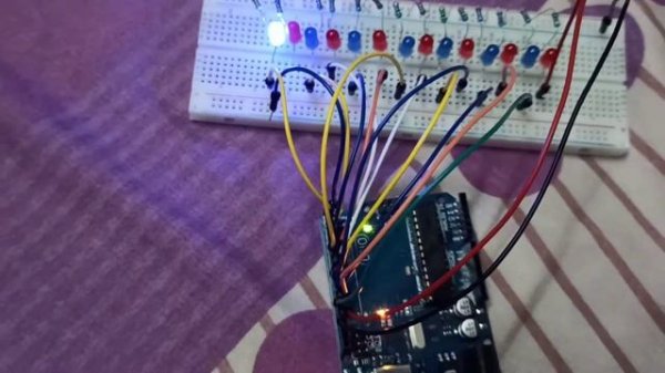 Random number generator and LED arduino