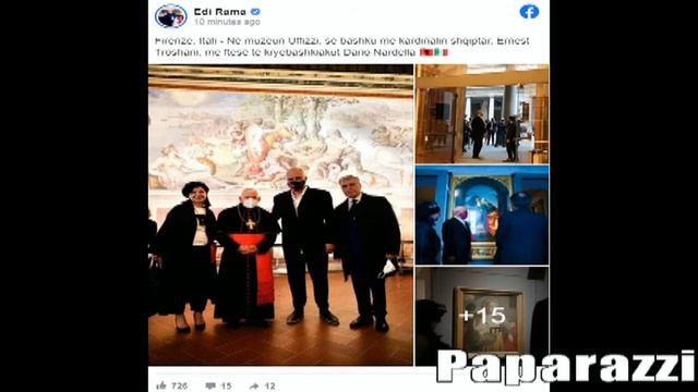 Rama vizitë në Firence, i shoqëruar nga Linda dhe kardinali Ernest Troshani смотреть онлайн