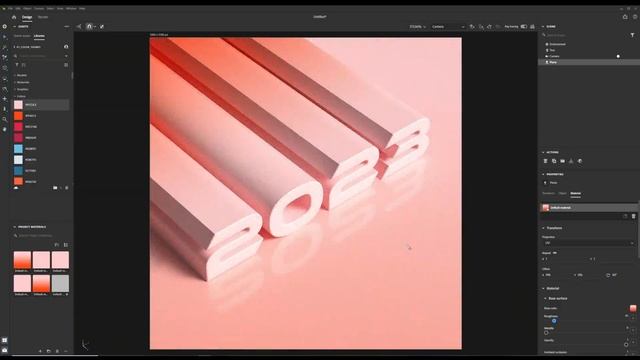 3D Text With Substance 3D Stager