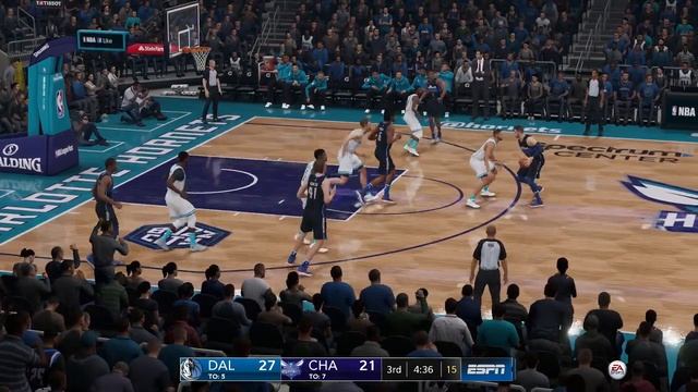 Dallas Mavericks vs Charlotte Hornets Full Game – NBA LIVE 19 Gameplay (Xbox One) смотреть онлайн