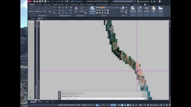 Загрузка растра в AutoCad через GeoRecounter и MapInfo: длинная трасса смотреть онлайн
