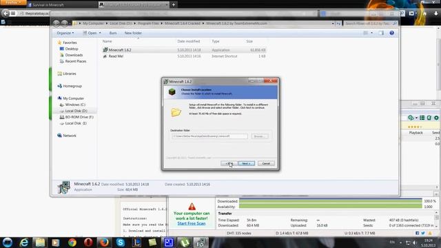 How to download Minecraft 1.6.4 CRACKED NO VIRUS смотреть онлайн