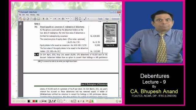 CS Professional/Executive || Issue & Redemption of Debentures Lec.9 Video 2 || Old/New Syllabus смотреть онлайн