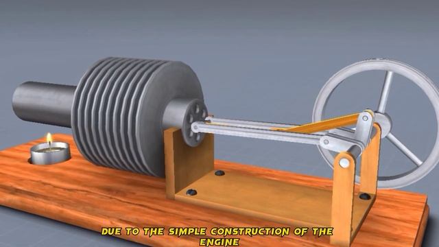 Stirling Engine -hot Air Engine. How Does It Work's -amazing Technology #3danimation #technology