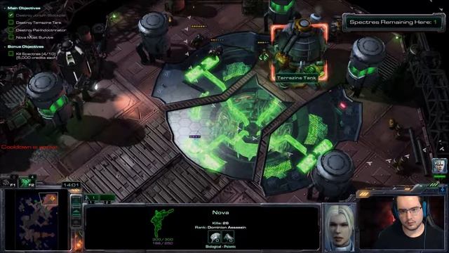 Jonesy plays Starcraft 2 Wings of Liberty - Ghost of a Chance смотреть онлайн