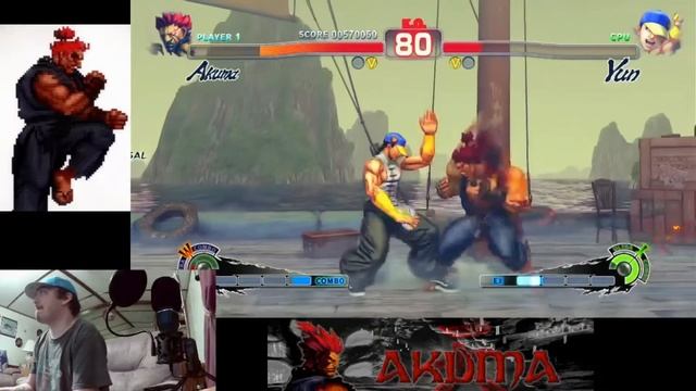 Ultra Street Fighter 4 - PS3 - Akuma Arcade Ladder Playthrough with Commentary смотреть онлайн