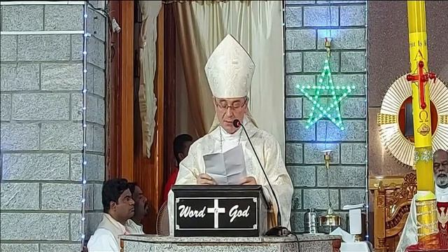 Homily-APOSTOLIC NUNCIO | His Excellency Most Rev. Dr. Leopoldo Girelli | OLV KGF#apostolic#nuncio смотреть онлайн
