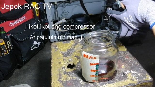 Refrigerator compressor oil check up #1 (Vid#2) смотреть онлайн