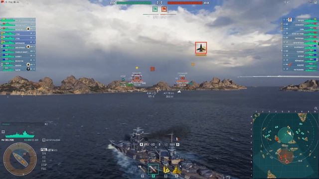 World of Warships. 2 Lyonа В зводе смотреть онлайн