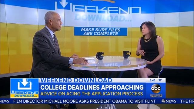 ABC Good Morning America - College Admissions Deadlines with Dr. Bari Norman смотреть онлайн