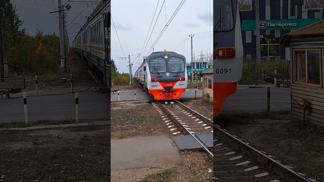 электропоезд ЭД4М-0091 смотреть онлайн