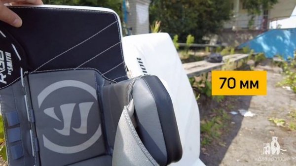 Вояка в порядке 👉 Обзор вратарских щитков WARRIOR RG6 INT #warrior