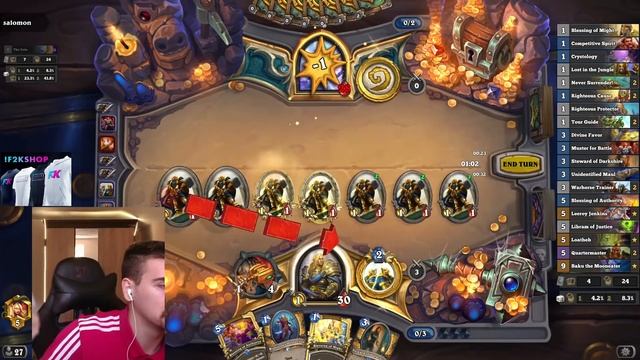 100% Winrate Deck To Climb In Wild | Toxic Odd Paladin On Another Level | Hearthstone смотреть онлайн