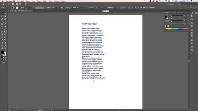 SoruCevap: Adobe Illustrator CC 2017 yeniliklerinden Type aracı ile gelen "Lorem Ipsum" nasıl kaldı смотреть онлайн
