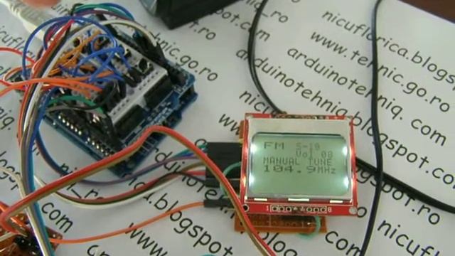 RDA5807 FM radio with RDS info on Nokia 5110 display using Arduino (3) смотреть онлайн