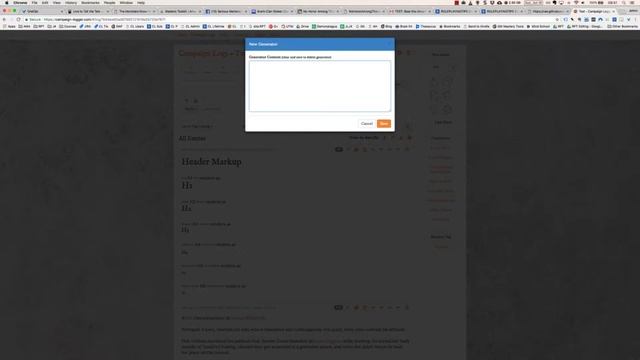 Campaign Logger GitHub Generator Tutorial смотреть онлайн