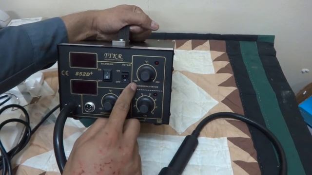 SMD rework station review and unboxing 852D plus + смотреть онлайн