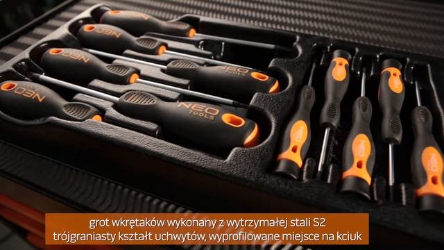 NEO 84-247 Zestaw wkrętaków смотреть онлайн