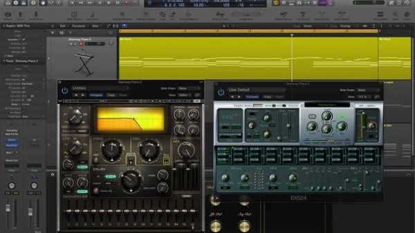 Получение мягкого Piano в EXS24 в Logic Pro [Logic Pro Help]