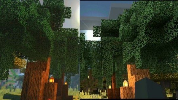 No Name Shaders Vs HMPE Shaders Minecraft PE 1.18[1.17+] Realistic Shaders