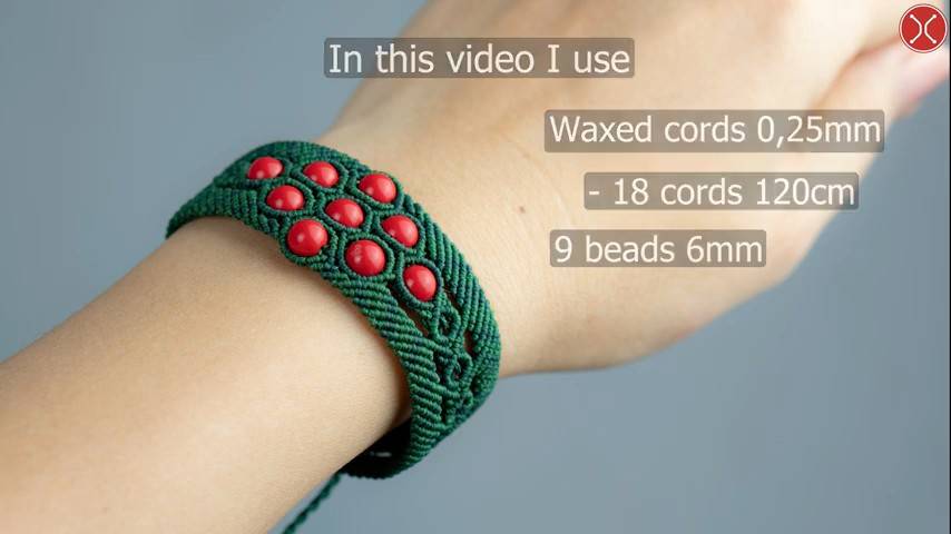 Macrame bracelet tutorial ｜ Christmas Candy Stripe Friendship Bracelets Step by Step Tutorial смотреть онлайн