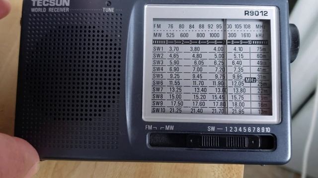 Tecsun R9012 13670 kHz Shortwave African pathways radio via Madagascar смотреть онлайн