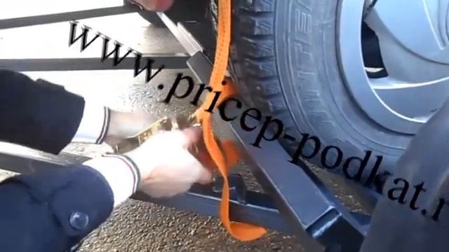 Прицеп-подкат, частичная погрузка, эвакуатор смотреть онлайн