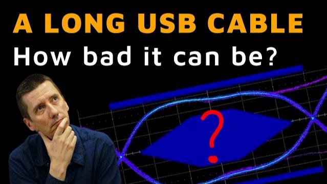 Long vs. Short USB Cable - How much worse the signal looks if a long USB cable is used? смотреть онлайн