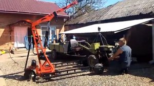 Гаражний кран гусь