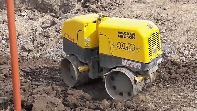 Wacker Neuson RTSC2 remote controlled compactor смотреть онлайн
