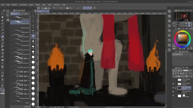 The Dungeon Master (Tangotek speed paint) смотреть онлайн