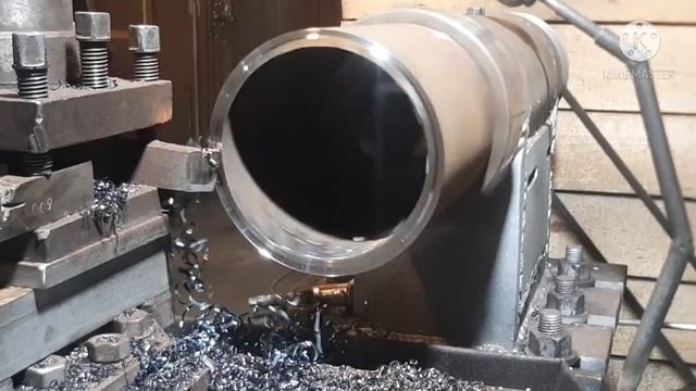 Токарный экстрим на самодельном токарном станке по металлу. смотреть онлайн