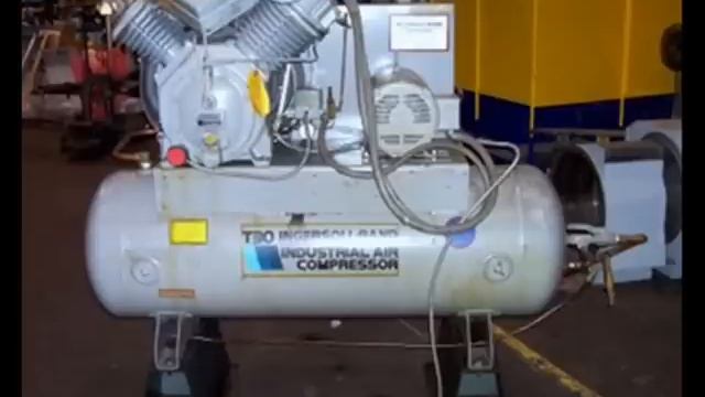 Air Compressor Ingersoll-Rand T30, 10 HP, 80 Gallon Tank #2135-3 смотреть онлайн