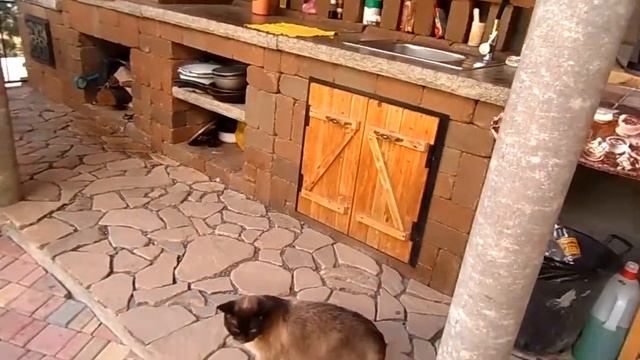 дворик, прудик и летняя кухня смотреть онлайн