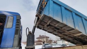 Самосвал Man 4 оси 2007 г.в. - подъем кузова