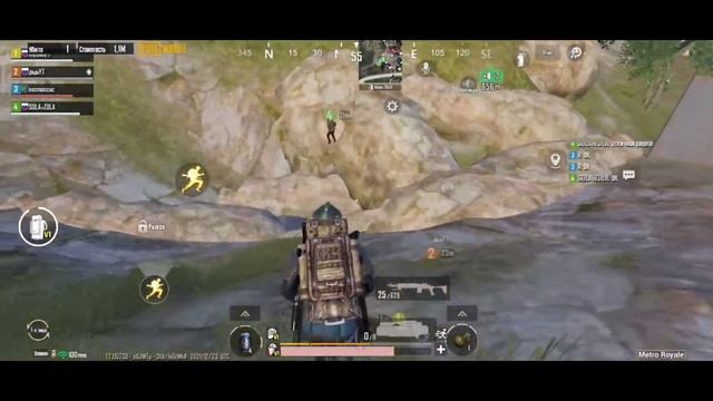 Играем с Дядь Андреем фул 6 на 3 карте Метро рояль 2.0 Pubg Mobile смотреть онлайн