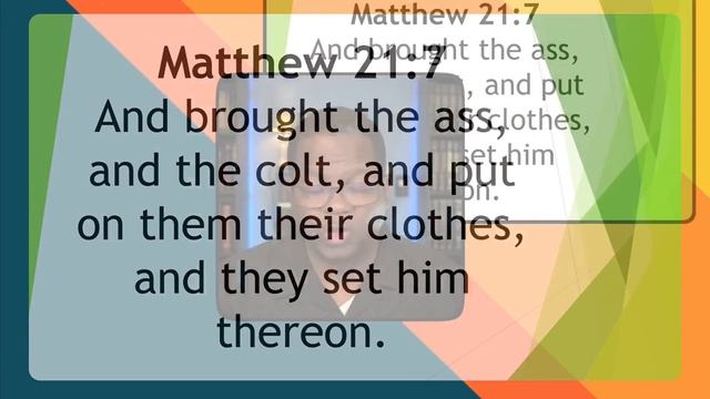 Triumphal Entry into Jerusalem, Matthew 21:1-11, April 10, 2021, Sunday school lesson, Internationa смотреть онлайн