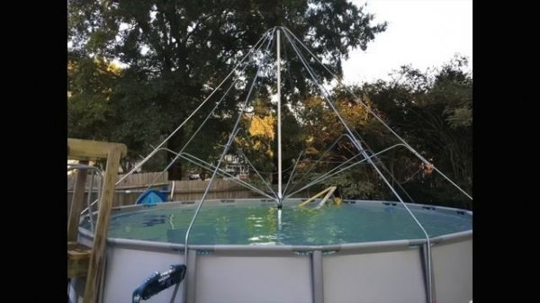 Pool Tent for above ground pools , DIY