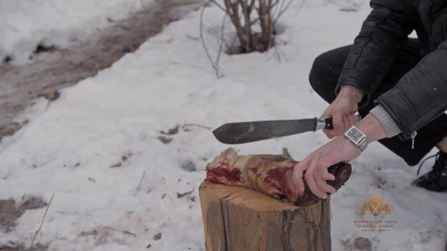 МАЧЕТЕ из стали у8а. Разрубит ли коровью ногу?! Углеродная сталь смотреть онлайн