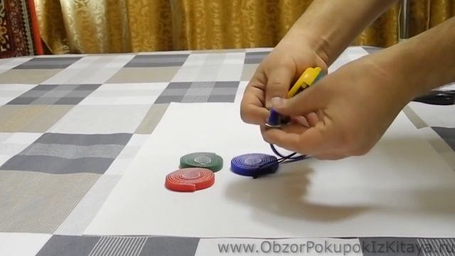 Липучки для стягивания кабелей 1 см. Распаковка покупок из Китая 2016. смотреть онлайн
