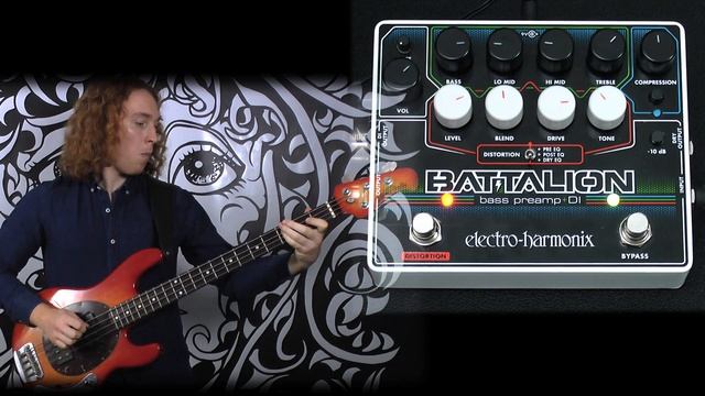 Electro-Harmonix Battalion Bass Preamp and DI Pedal смотреть онлайн