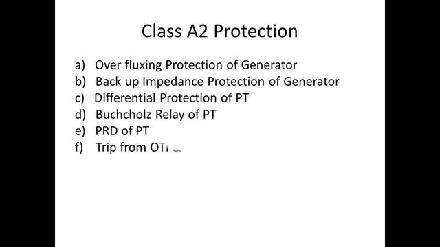 Generator Protection Trip Class A class B class C tripping in Tamil смотреть онлайн