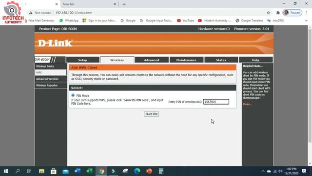WPS Pin method Wi fi setup in HP 136NW Printer смотреть онлайн