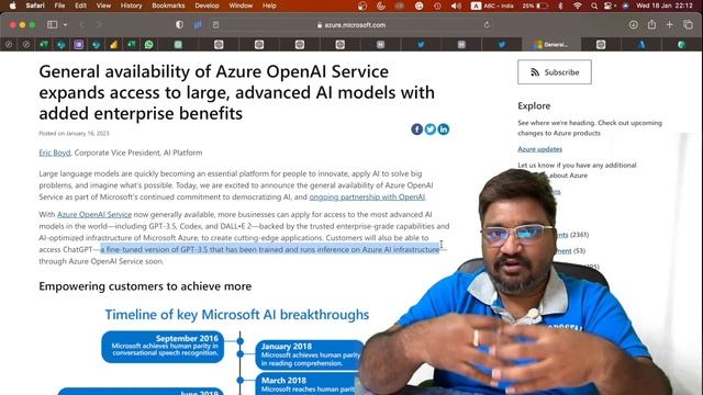 Microsoft Azure OpenAI Service: Powering the Next Generation of AI with GPT-3.5, Codex and DALL•E смотреть онлайн