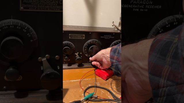 101-year old Adams Morgan Paragon RA-10 regenerative receiver back on 160 meters! смотреть онлайн