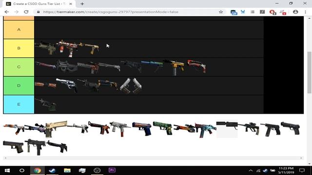 CSGO Weapon Tier List! смотреть онлайн