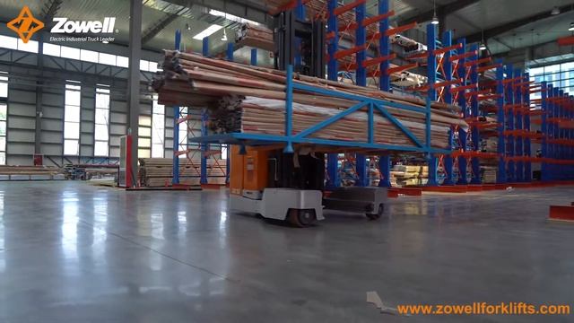 Zowell Multi-Directional Reach Truck Uses In Curtain Wall Industry смотреть онлайн