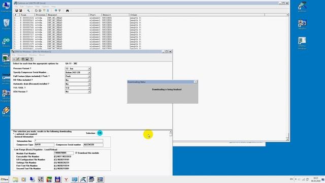 Repair OLD ELEKTRONIKON MkIII Controller By Atlas Copco DFM4WIN Software.