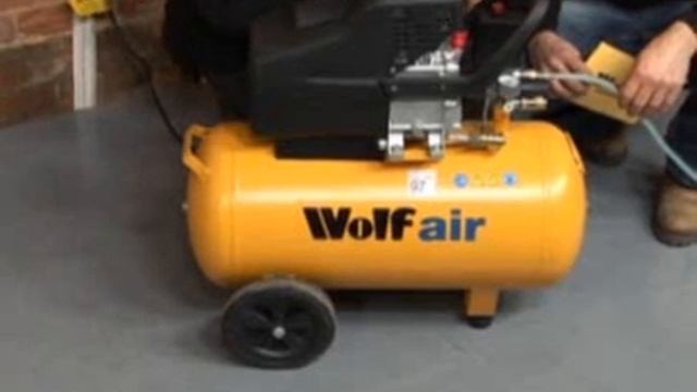Wolf Sioux 50 Litre, 9.5CFM, 2.5HP Air Compressor смотреть онлайн