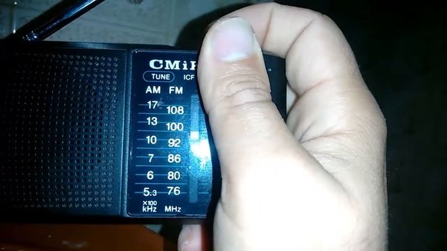 Rádio Cmik AM/FM De Bolso ICF-8